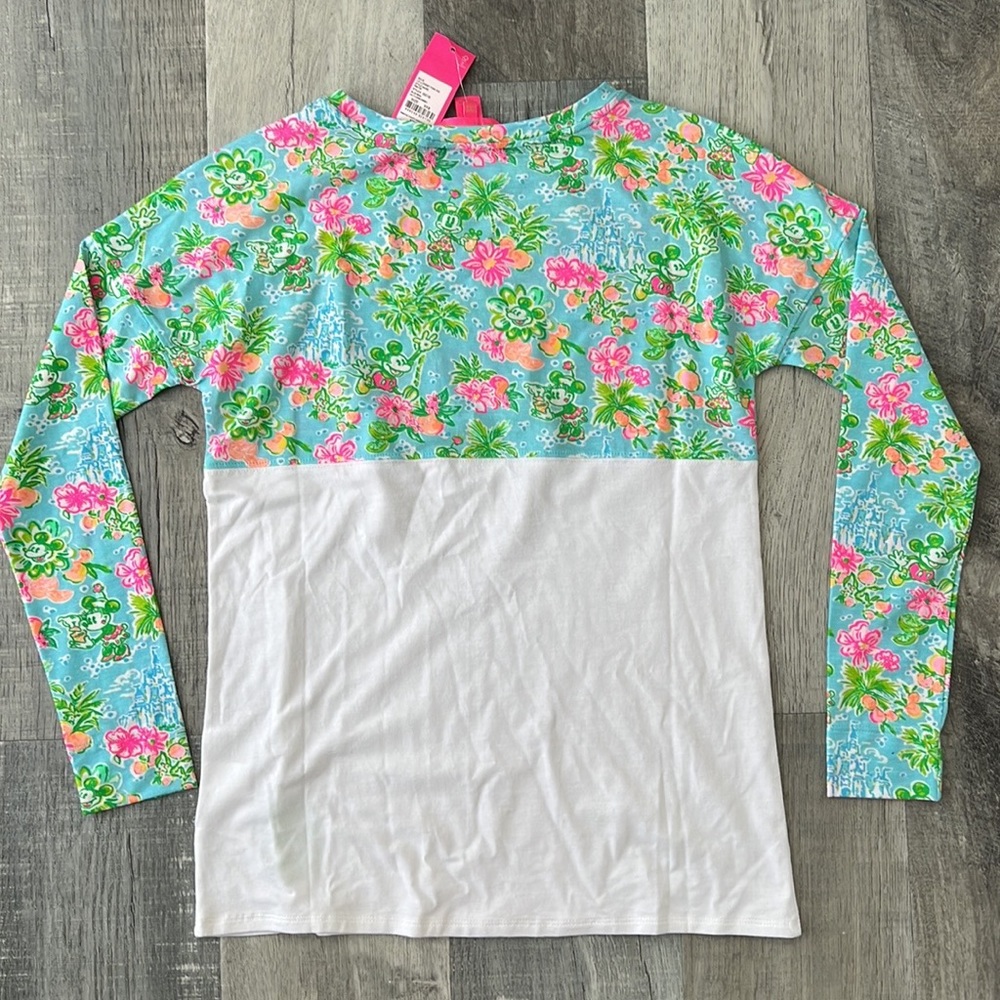 LILLY PULITZER x DISNEY Finn coastal women’s long sleeve XXS - Picture 5 of 6